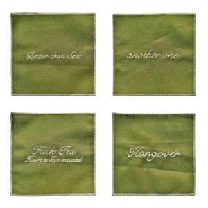 Set of 4 Cocktail Napkins Musae Studio ($59)