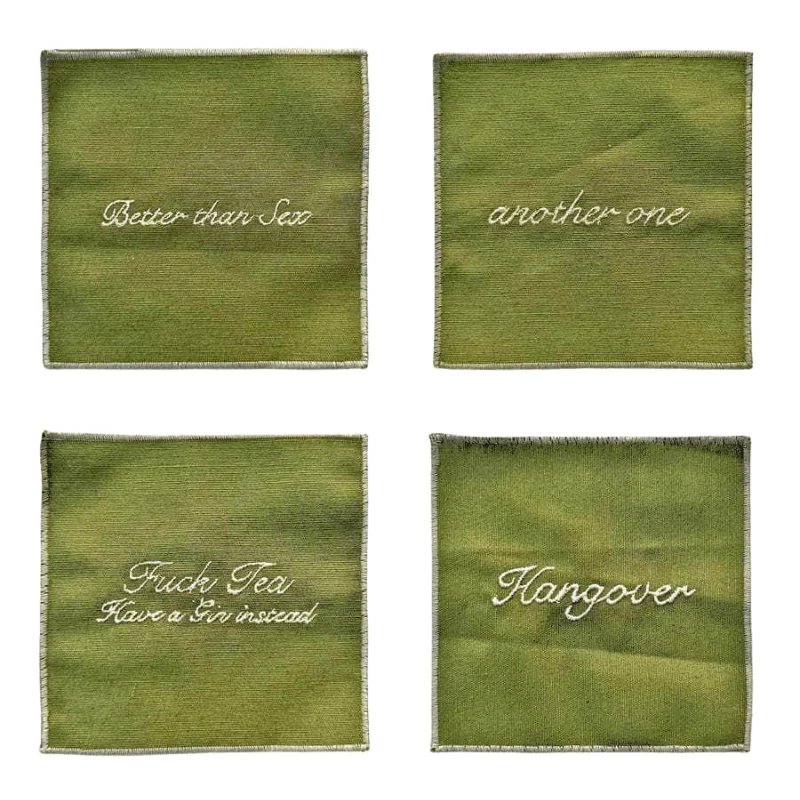 Set of 4 Cocktail Napkins Musae Studio ($59)