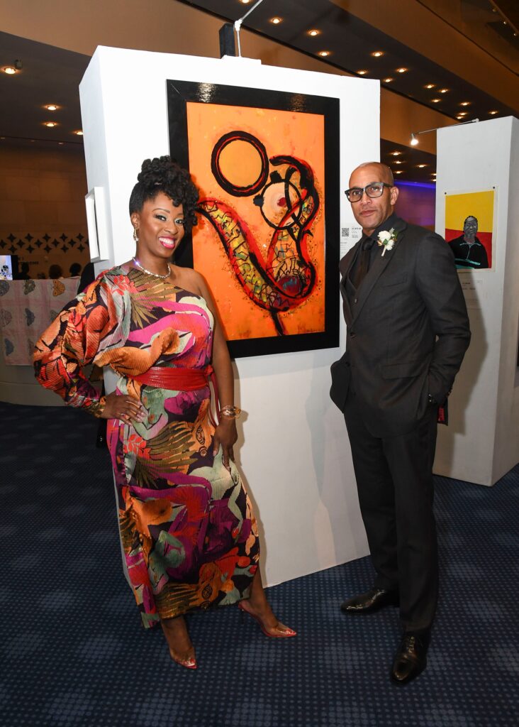 Shanequa Smith, Alton Cooper at Community Artists’ Collective's 2024 FestEve! Gala (Photo by Vicky Pink)
