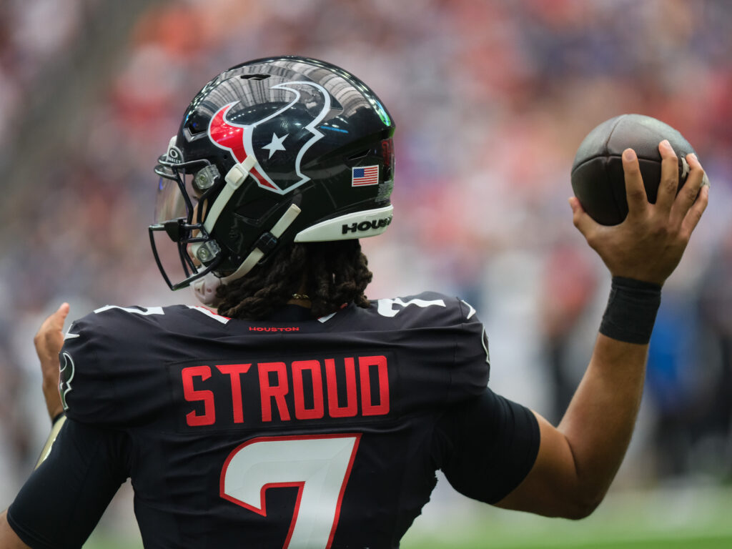 Houston Texans quarterback C.J. Stroud is a game changer. (Photo by F. Carter Smith)