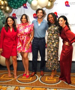 Texas Trailblazer Awards Luncheon co-chairs Clarisa Lindenmeyer, Lauren Black, speaker Justin Baldoni, co-chairs Nakita Johnson and Lauren McKinnon (Photo by Tamytha Cameron and Celeste Cass)