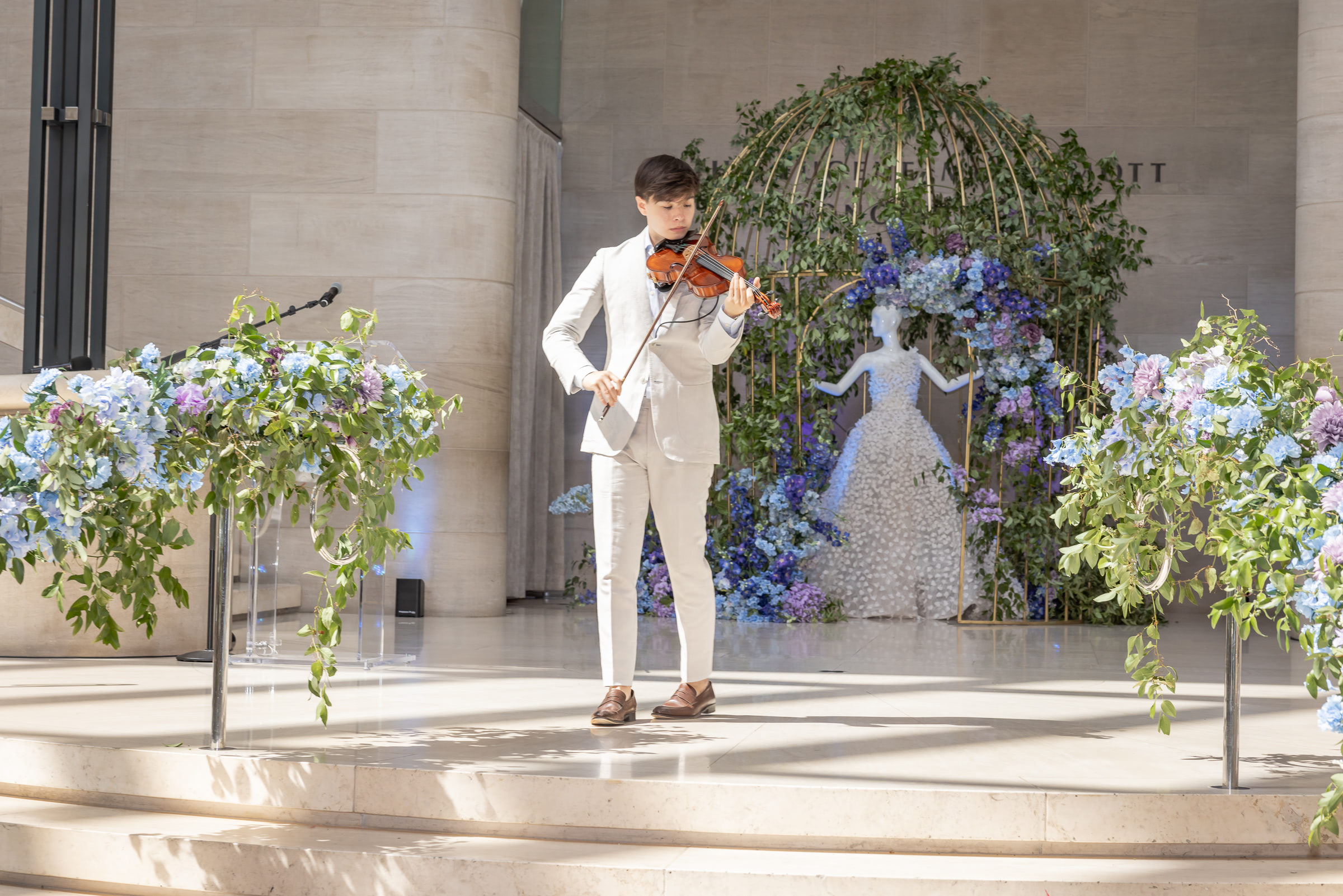 The Scene featuring student musician (Photo by Thomas Garza and Rob Wythe/Wythe Portrait Studio) Dallas Symphony Orchestra League