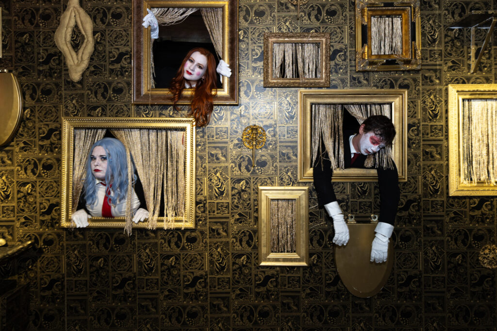 The Wall of Dada at the 2024 Orange Show Gala: DaliDada (Photo by Emily Jaschke) 