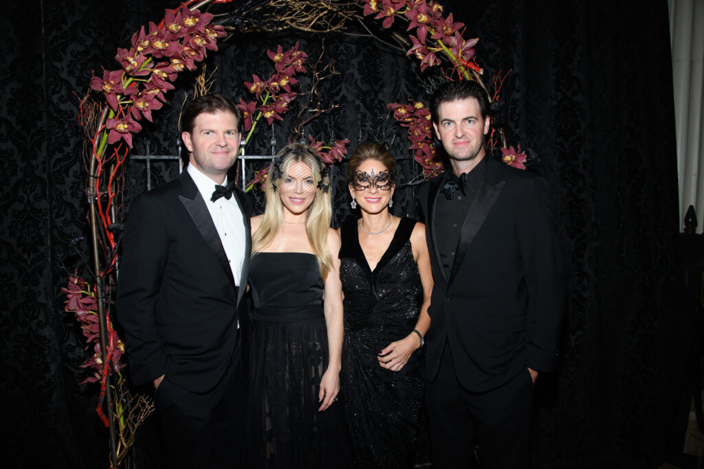 Tyler & Courtney Hassen, Rana & Todd Hassen at the Children's Museum Houston 'Noir Ball'