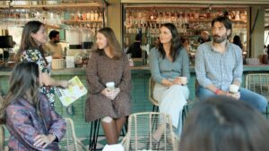Venture Capital and Fundraising Panel with Lindsey Altmeyer, Alex Snodgrass, and Rogers Healy (Photo by Daniel Perez)
