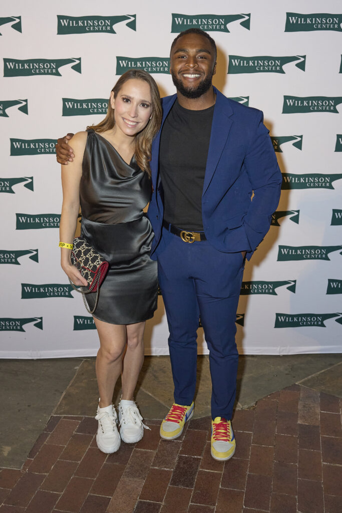 WFAA's Sydney Persing and Richard Solomon (Photo by Nate Rehlander)