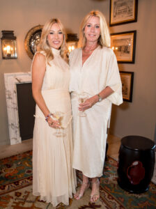 Katrina Couch, Director of Showrooms, Wells Abbott with Theresa Rowe, Owner of Theresa Rowe Interior Design (Photo by Kelly Alexander)