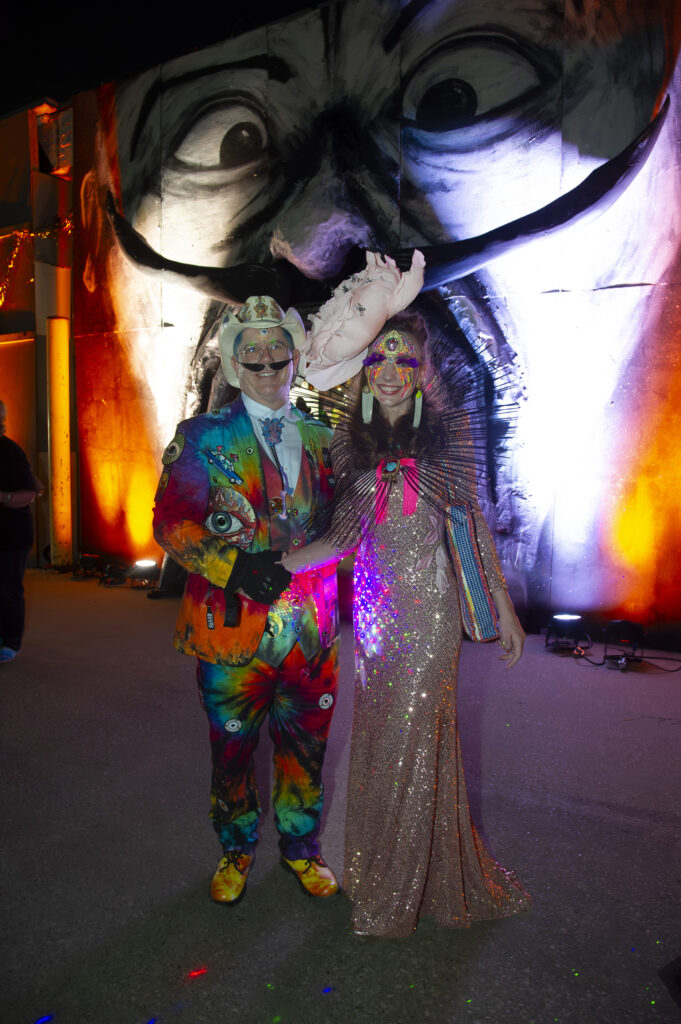 Will & Julia Robinson at the 2024 Orange Show Gala: DaliDada (Photo by Bill Stafford)