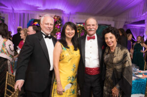 Zoo CEO Lee Ehmke, Sue Chin, Marty and Kathy Goossen (Photo by Daniel Ortiz for Houston Zoo)