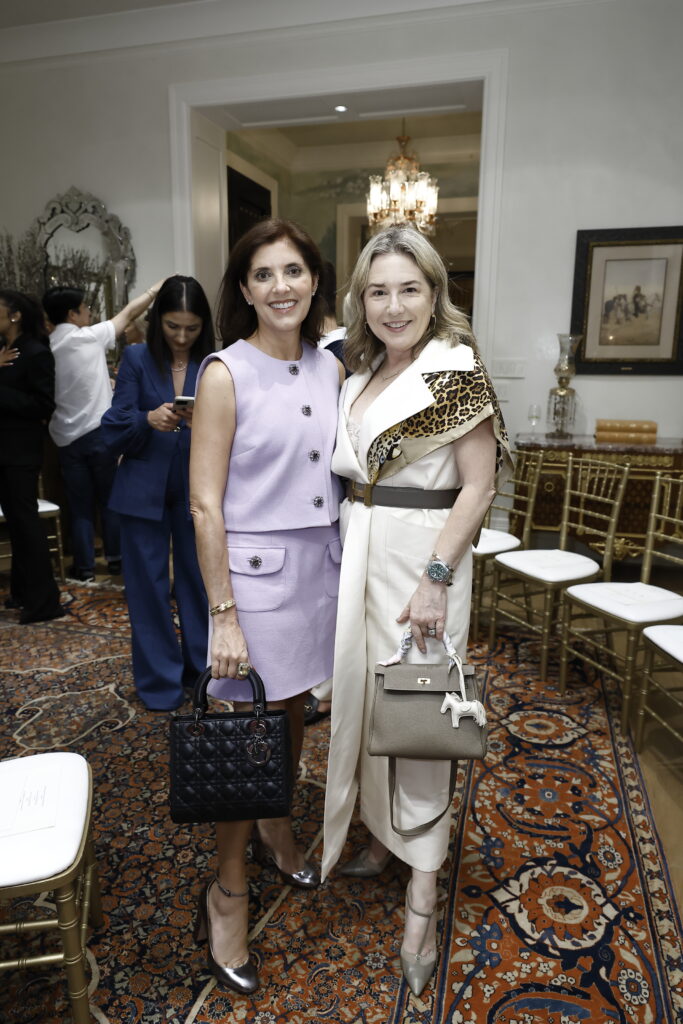 Stacey Lindseth, Donae Chramosta at Amir Taghi's trunk show in the family home in TanglewoodPhoto by Quy Tran)