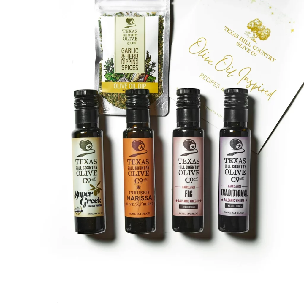 A keepsake box gift from the Texas Hill Country Olive Oil Company makes a great gift for the chef on your list. (Photo courtesy Texas Hill Country Olive Oil)