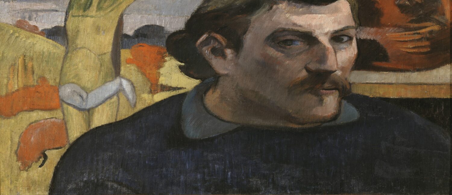 Paul Gauguin, Portrait de l’artiste au Christ jaune (Portrait of the Artist with the Yellow Christ), 1890–91