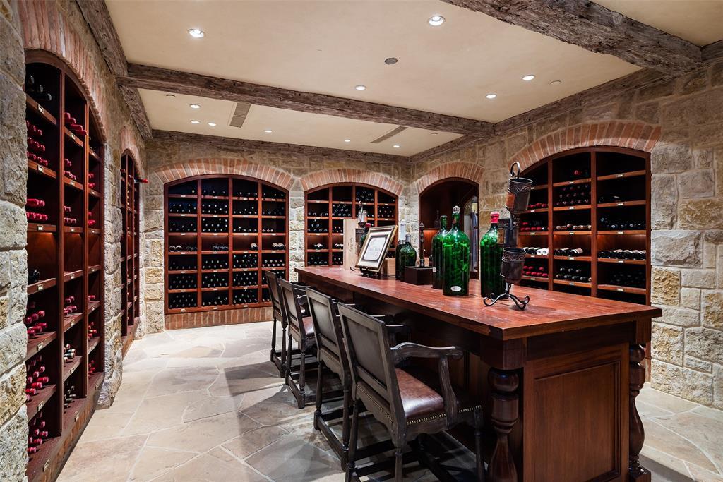 A highlight of 10540 Lennox Lane is the wine cellar. (Courtesy)