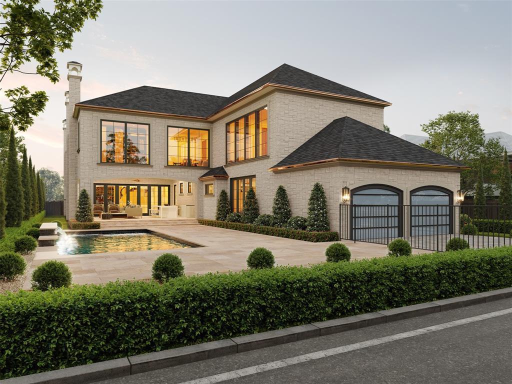 You'll also find a Hampton-style resort pool and spa at this Highland Park stunner. (Courtesy)