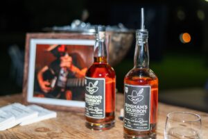 5. The evening began with a video message from Yellowstone’s Ryan Bingham and featured Bingham’s Bourbon. (Photo by Katy Cartland Photography)