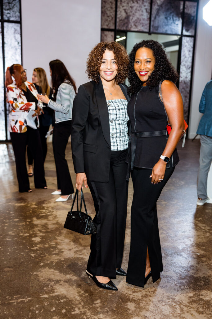 Laura Whitley, Linda Taylor  at the Power of the Purse fundraiser benefiting Women's Resource.