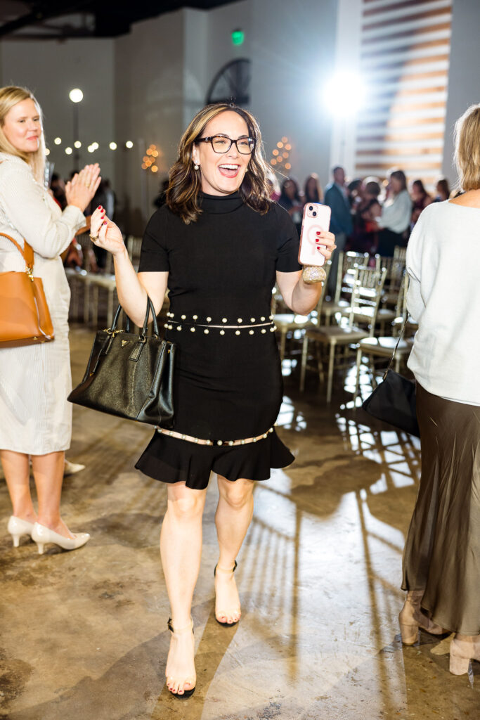 Joni Lipkowski at the Power of the Purse fundraiser benefiting Women's Resource.