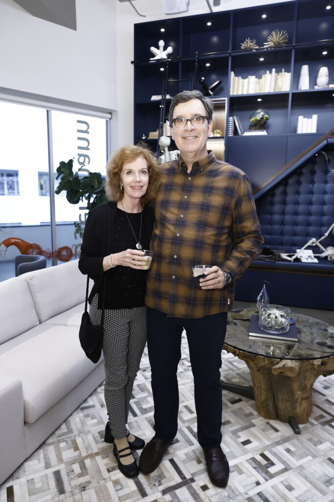 Ann G & Brad Hollenbeck at the AIA Houston Home Tour Appreciation Party (Photo by Quy Tran)