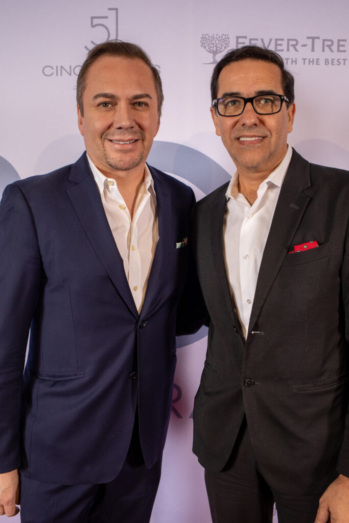 Adrian Dueñas & Marcelo Saenz at the BCN Taste & Tradition celebration of 10 years and a Michelin star