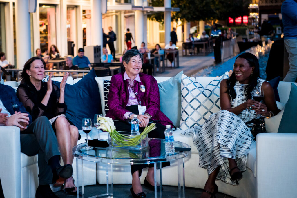 Alice Farmer, Lyda Hill, Christy Williams (Photo by Victor Rosas)