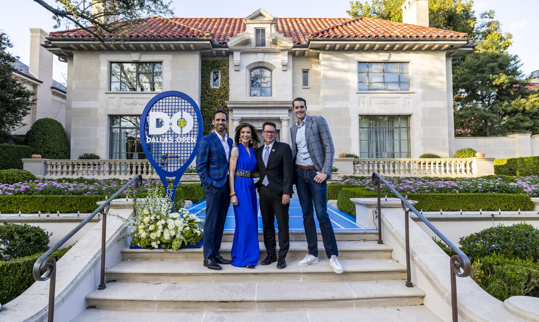 Amir Rozwadowski, Charlotte Jones, Peter Lebedevs, John Isner (Photo by Corey Wernecke)