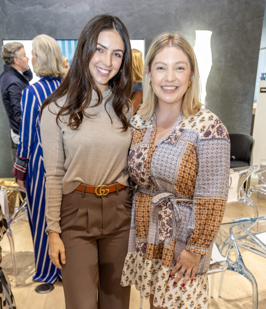 Bailey Polkinghorn, Kayla Story at Roche Bobois (Photo by Jordan Geibel)