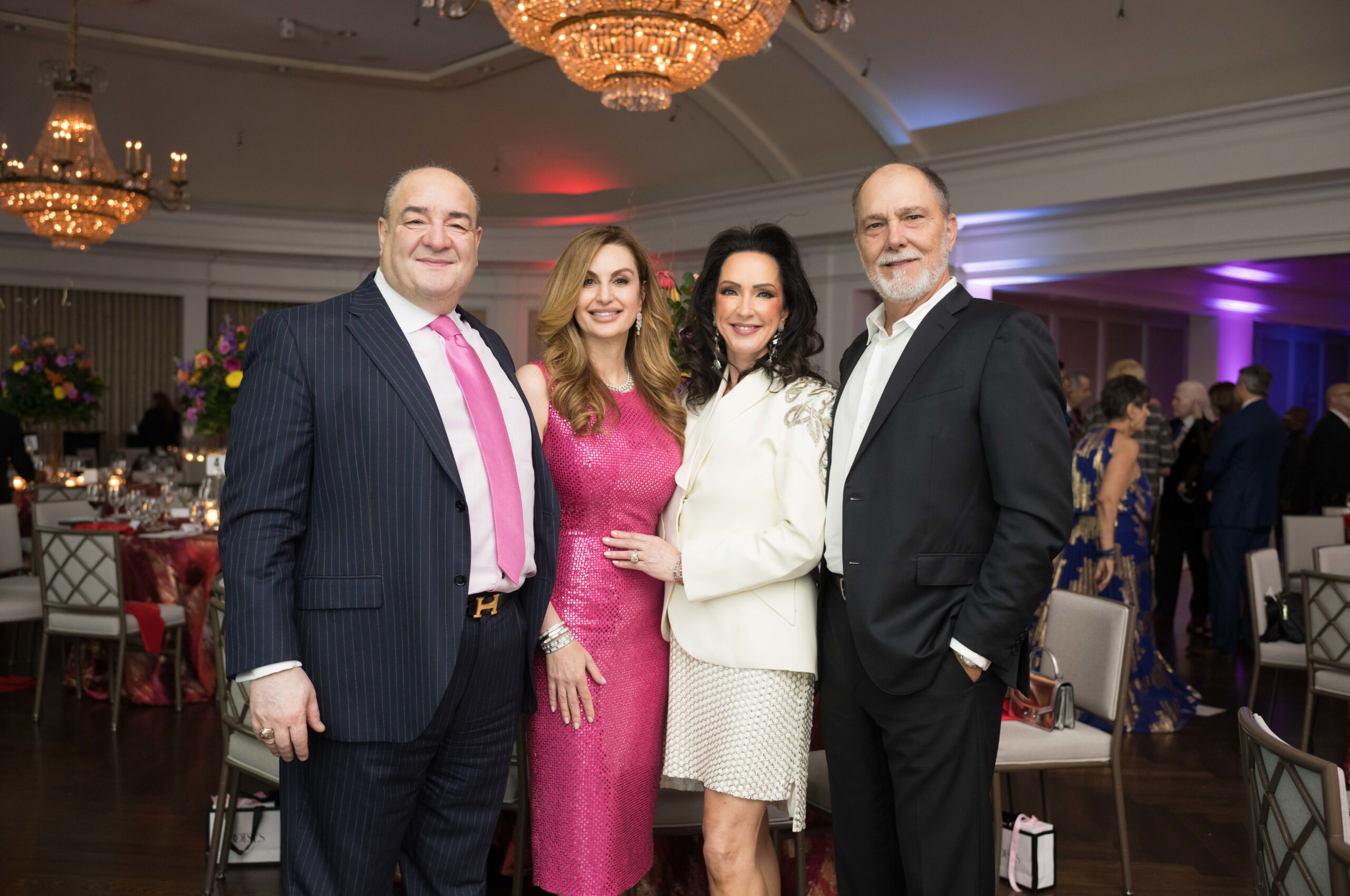 Bashar and Brigitte Kalai, Alicia and Lance Smith