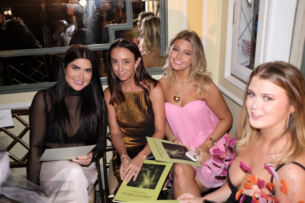 The Texas delegation hits New York Fashion Week - Bonnie Thompson Smith, Kara Bell, Connaly Bell, Emily Kate Bell. (Photo by Beth Hutson)