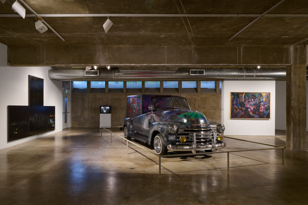 The "Vincent Valdez: Just a Dream" exhibition at Contemporary Arts Museum Houston, on view through March 23, 2025. (Photo by Peter Molick, courtesy Contemporary Arts Museum Houston)