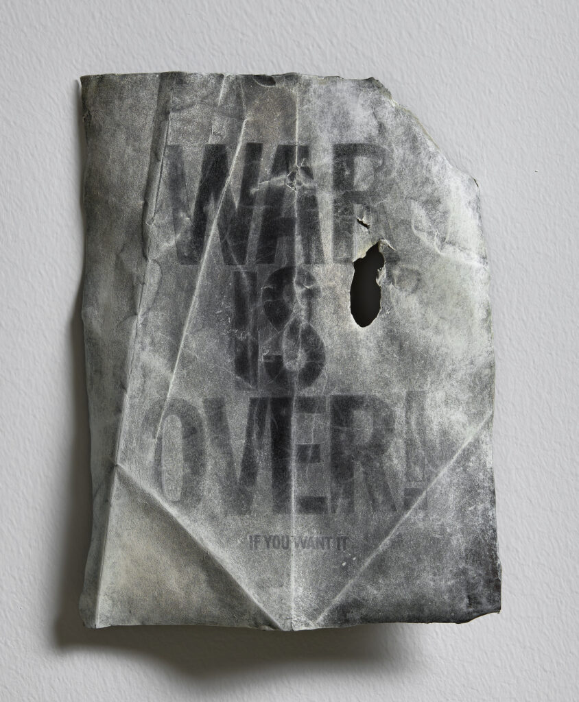 Vincent Valdez, "Notes For a Future" (2024). Pencil on bronze. Cast at King Foundry, Houston, Texas. (Photo courtesy the artist)