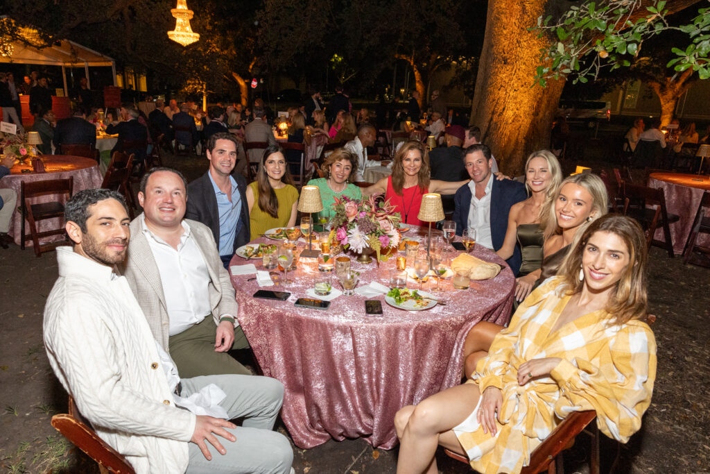 Central Houston Cadillac table at The Menil Collection 'Party in the Park.' (Photo by Jenny Antill)