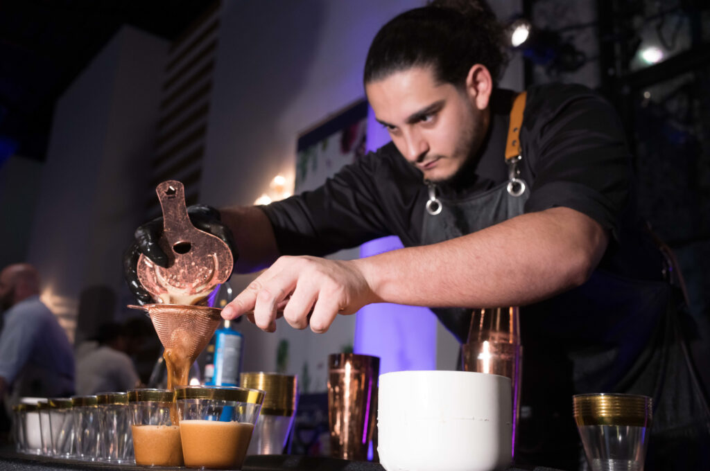 The Clarkwood team working its magic at March of Dimes Signature Chefs. (Photo by Daniel Ortiz)