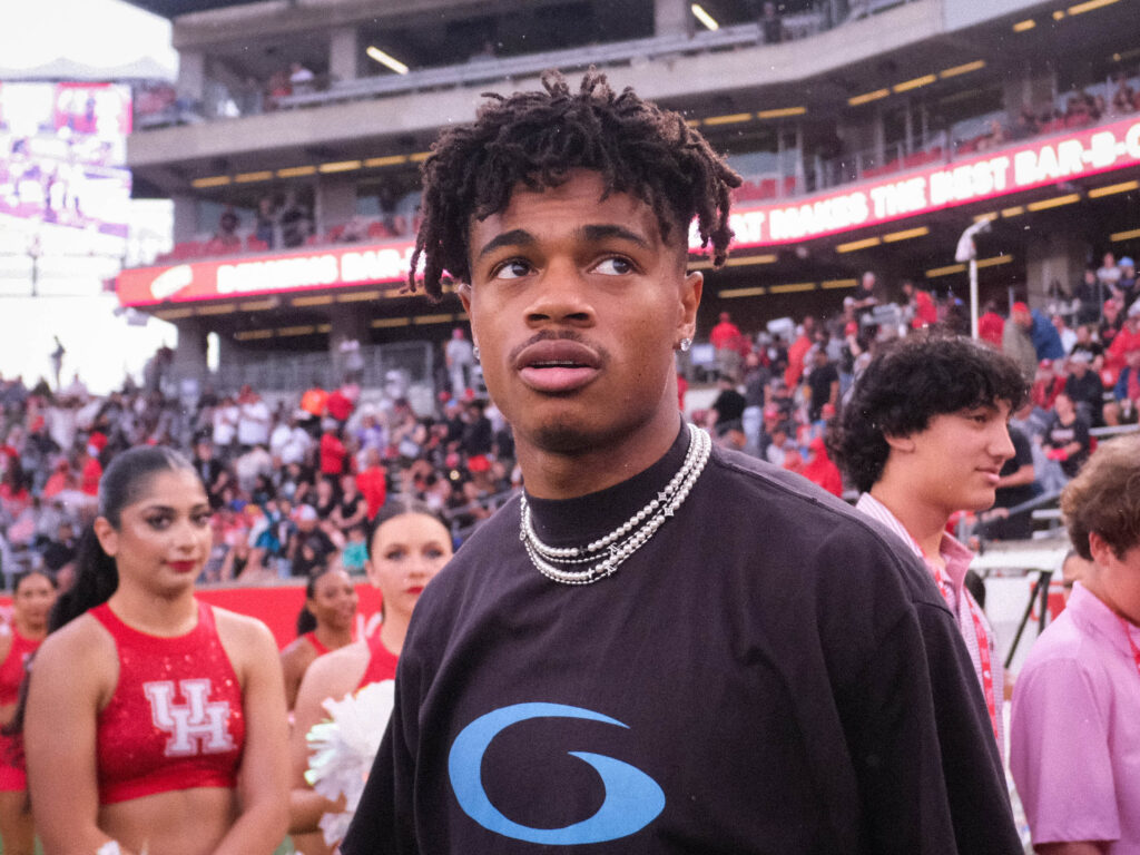 Tank Dell always comes back to the University of Houston. (Photo by F. Carter Smith)