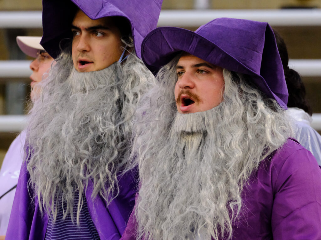 Kansas State fans quickly discovered that November in Houston isn't as magical for the College Football Playoff scheming Wildcats as they hoped. (Photo by F. Carter Smith)