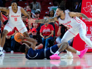 The University of Houston Cougars beat the Jackson State Tigers on opening night of the 2024-2025 season at the Fertitta Center,