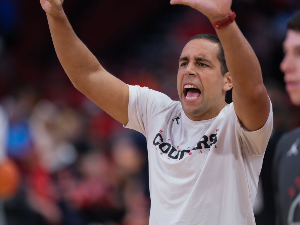 University of Houston assistant coach Kellen Sampson is part of the heartbeat of the program. (Photo by F. Carter Smith)