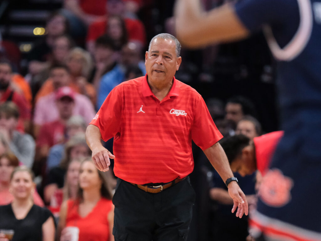 University of Houston coach Kelvin Sampson has a Hall of Fame worthy resume. (Photo by F. Carter Smith)