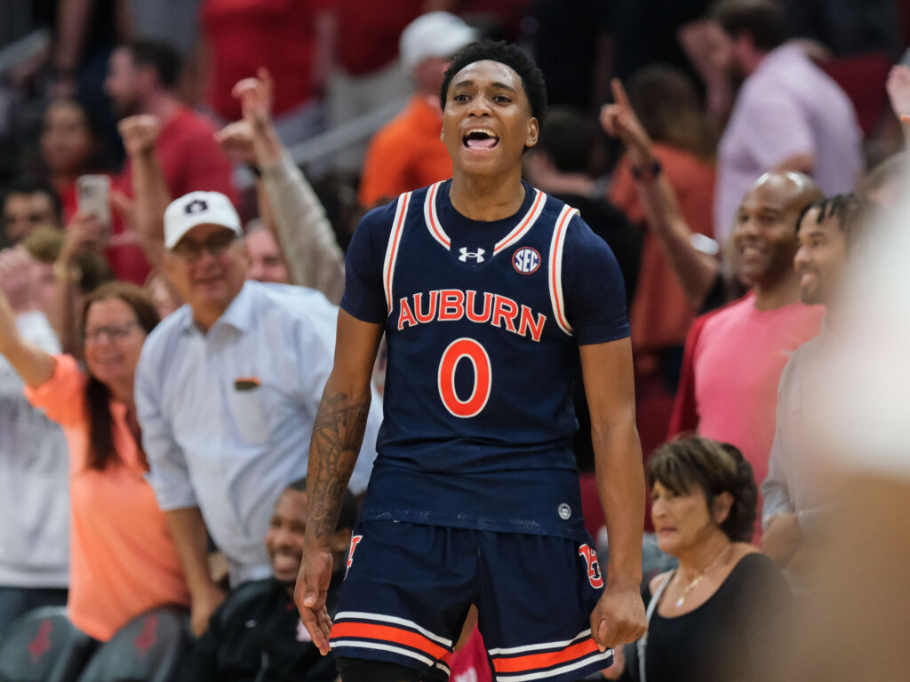 University of Auburn freshman guard Tahaad Pettiford is already making game-winning plays. (Photo by F. Carter Smith)