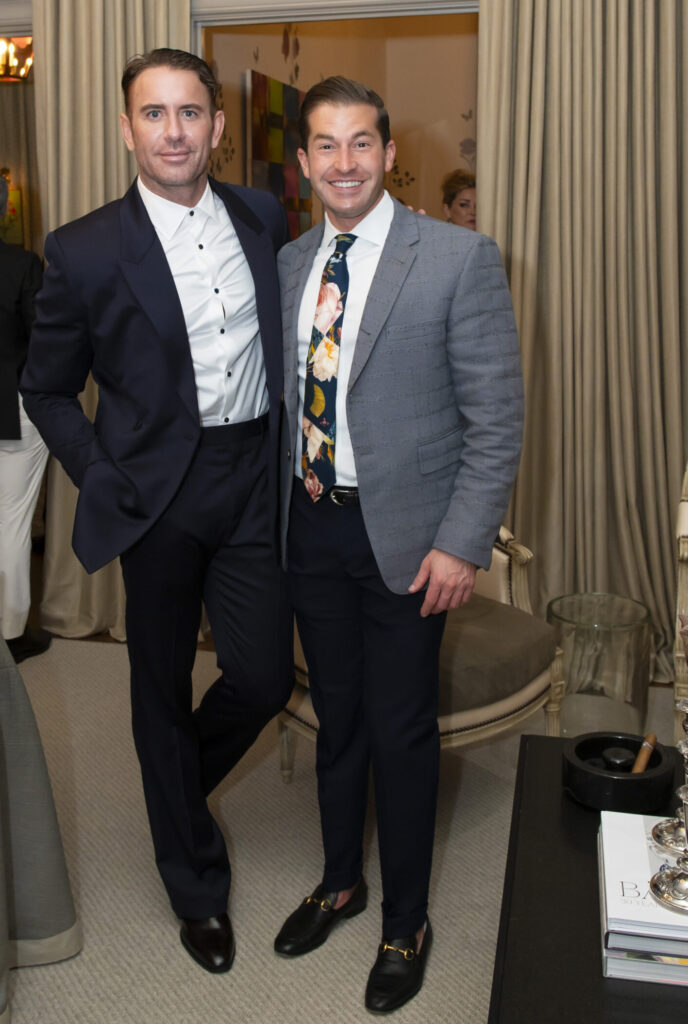 Doniphan Moore, Tanner Moussa at Kips Bay Decorator Show House Dallas President's Dinner (Photo by Tamytha Cameron)