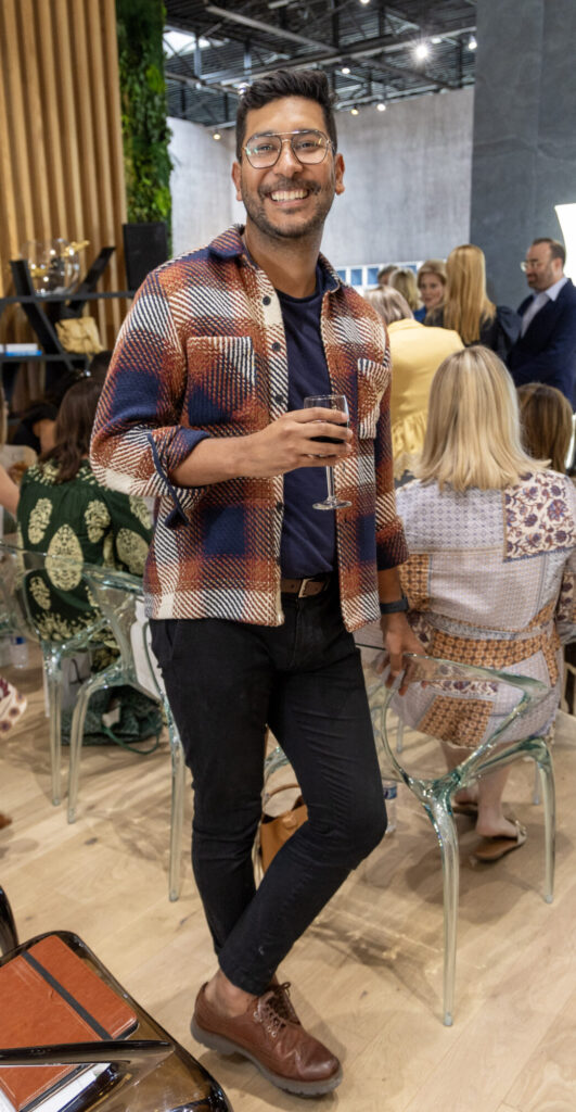 Drew Hamner at Roche Bobois (Photo by Jordan Geibel)