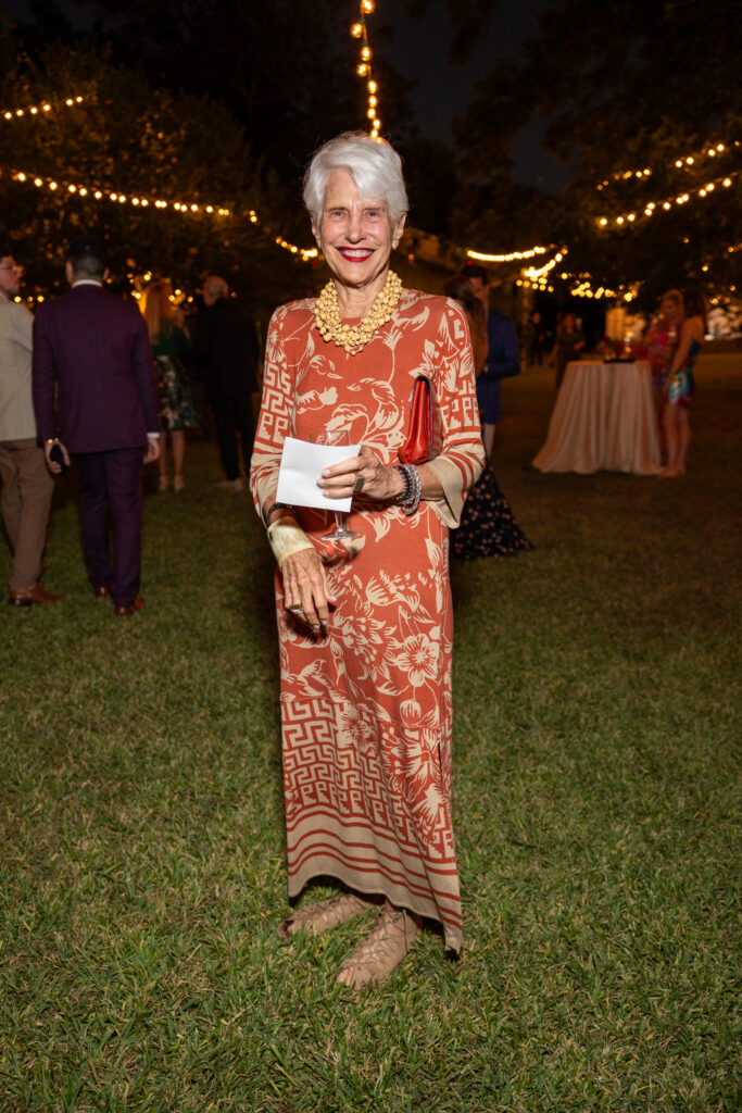 Ellen Benninghoven at The Menil Collection 'Party in the Park.' (Photo by Jenny Antill)