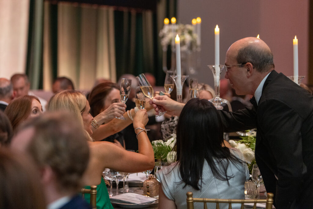 Evan Katz toasts to 100 years at the Museum of Fine Arts, Houston centennial celebration Grand Gala Ball. (Photo by Jenny Antill)