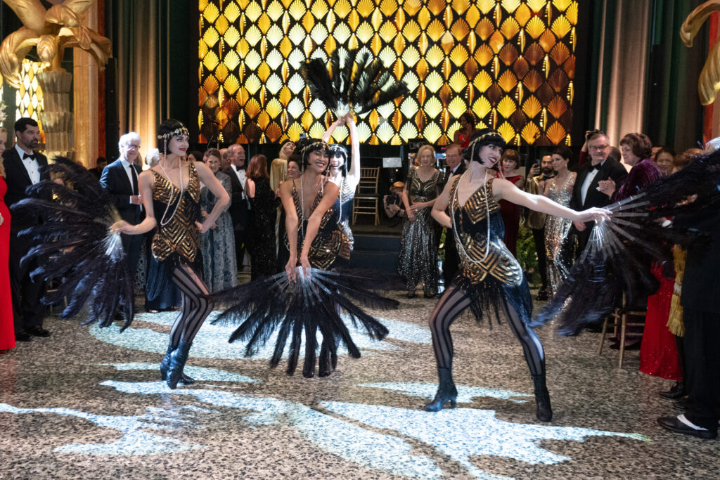 Astarte Creative dancers from New York add a 1920's flourish to the Museum of Fine Arts, Houston Grand Gala Ball (Photo by Jenny Antill)