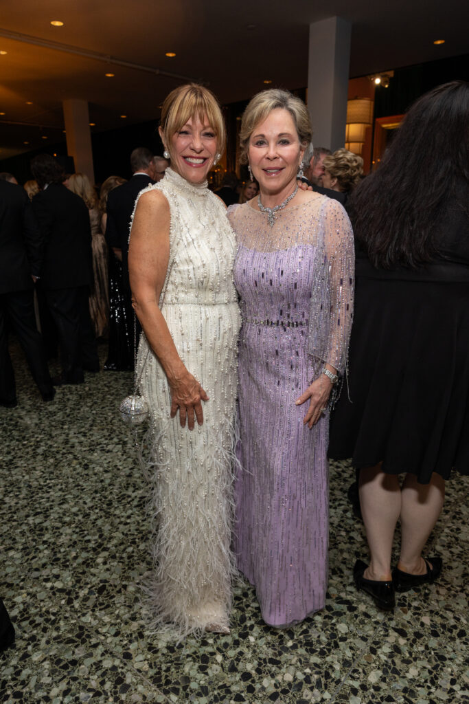 Franci Neely, Nancy Kinder at the Museum of Fine Arts, Houston centennial celebration Grand Gala Ball. (Photo by Jenny Antill)