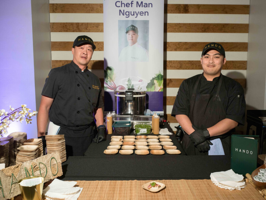 The Hando team at March of Dimes Signature Chefs. (Photo by Daniel Ortiz)