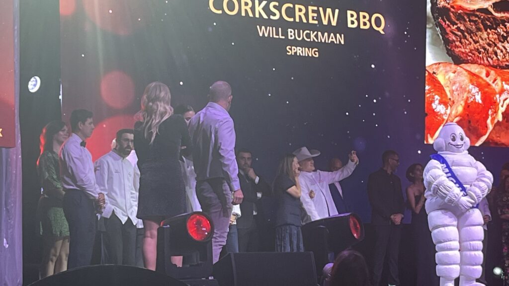 In many ways, Corkscrew BBQ and pitmaster Will Buckman were the surprise winners at the Michelin awards in Houston. (Photo by Chris Baldwin)