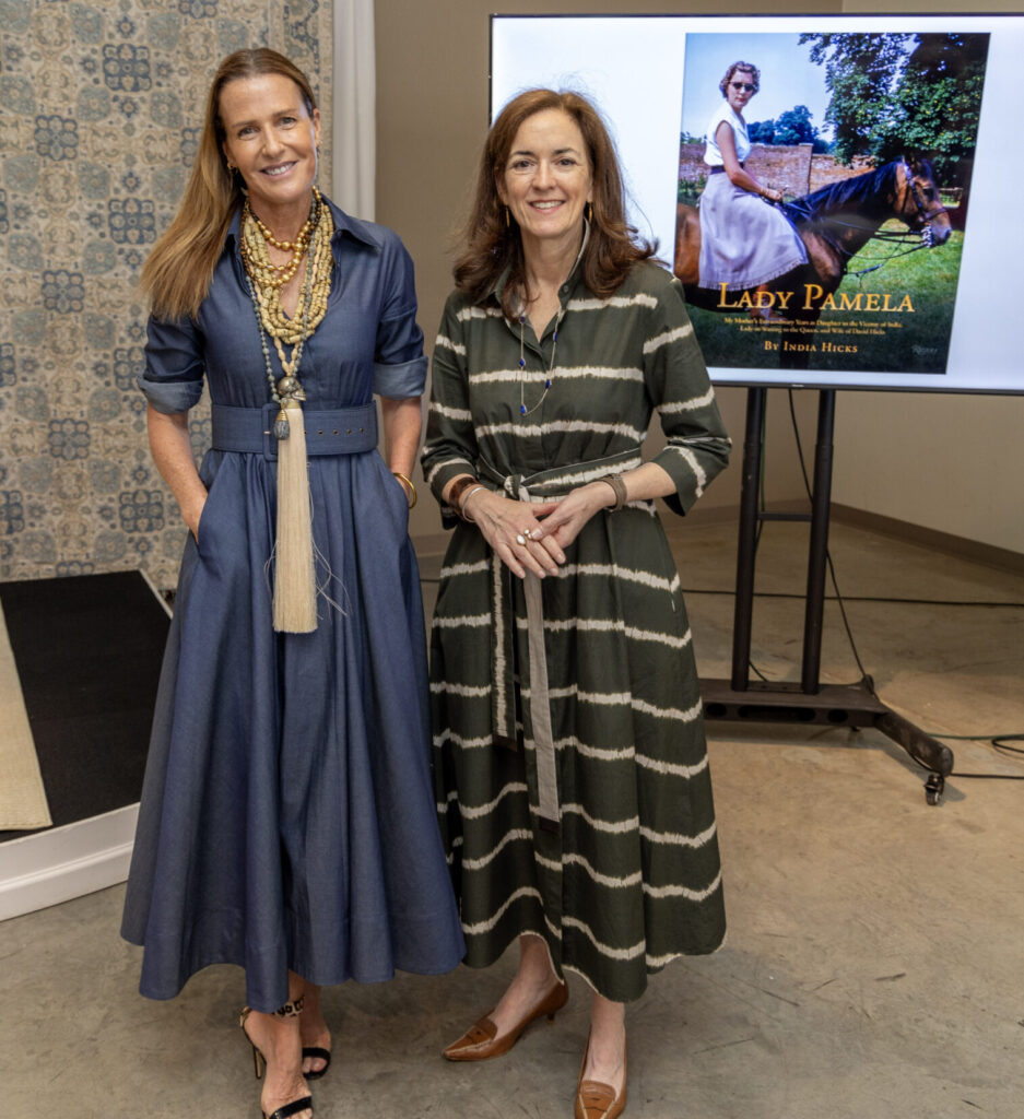 India Hicks, Catherine Croner at Cowtan & Tout (Photo by Jordan Geibel)