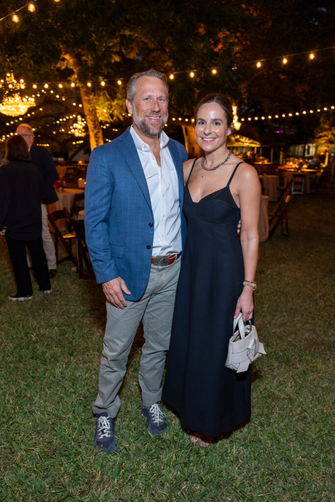 James Kadlick, Megan Davis at The Menil Collection 'Party in the Park.' (Photo by Jenny Antill)