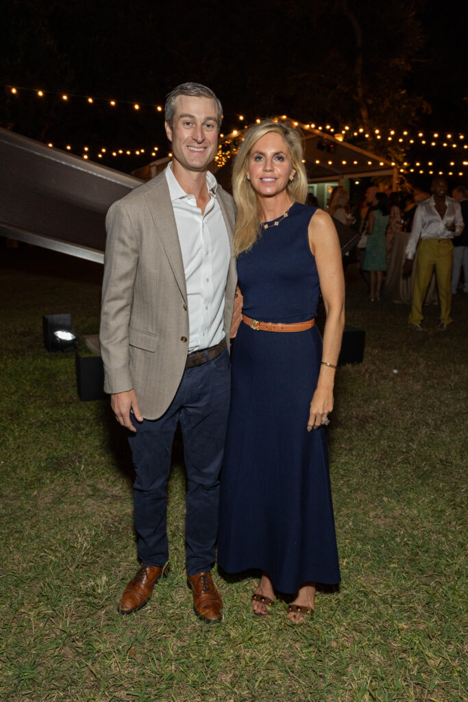 Jean-Marc & Meredith Monrad at The Menil Collection 'Party in the Park.' (Photo by Jenny Antill)