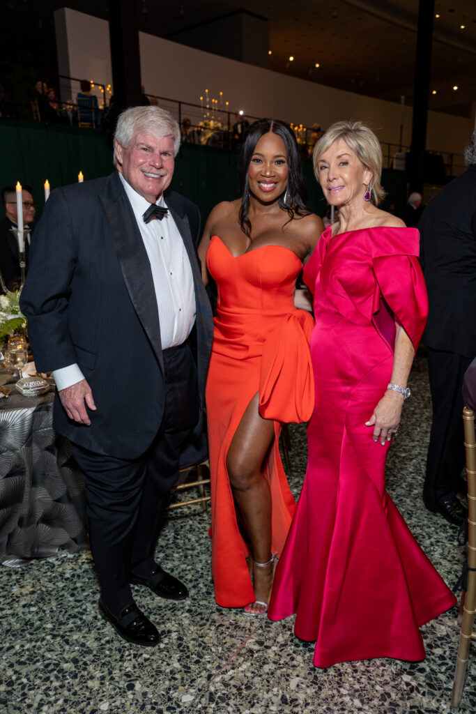 John Eddie Willliams, DJ Kiss, Sheridan Williams at the Museum of Fine Arts, Houston centennial celebration Grand Gala Ball. (Photo by Jenny Antill)